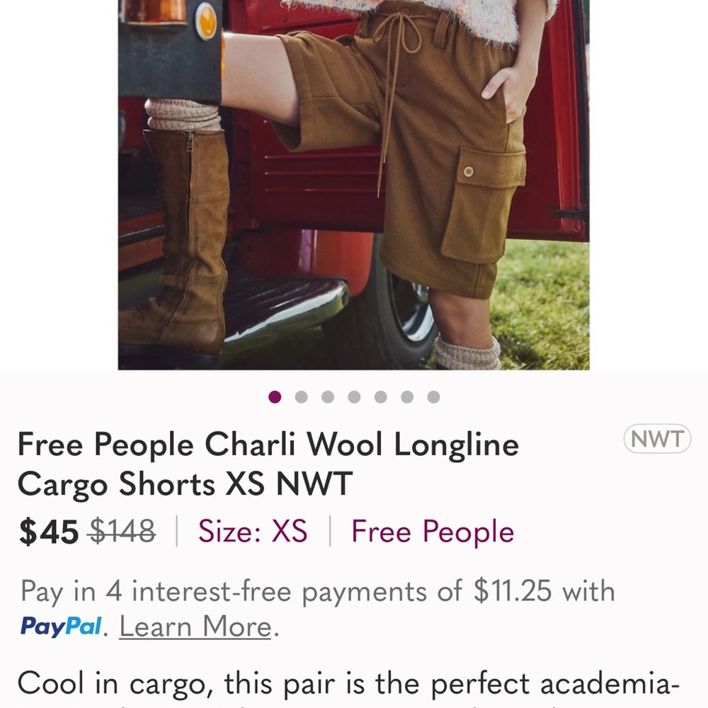 Free People Charli Longline Shorts - Picture 5 of 7